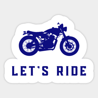 Let's Ride Sticker